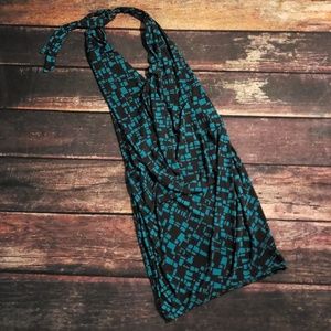 VS Moda International Backless Halter Dress